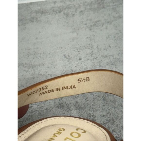 Cole Haan‎ Sandals Size 5.5B Strappy Crisscross Leather Cushioned - Picture 7 of 10